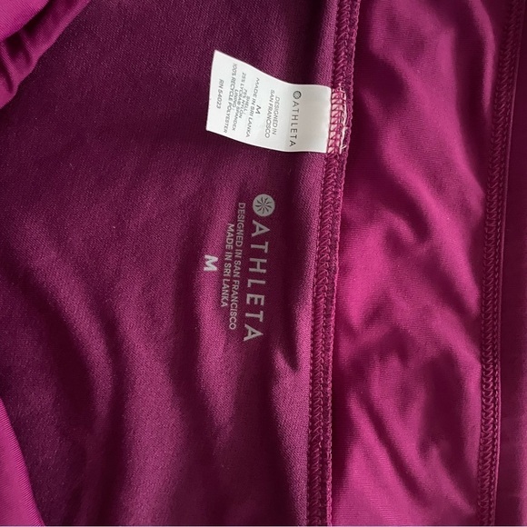 Athleta Prism Back Tankini Top Exotic Fuschia UPF 50+ - Picture 6 of 9